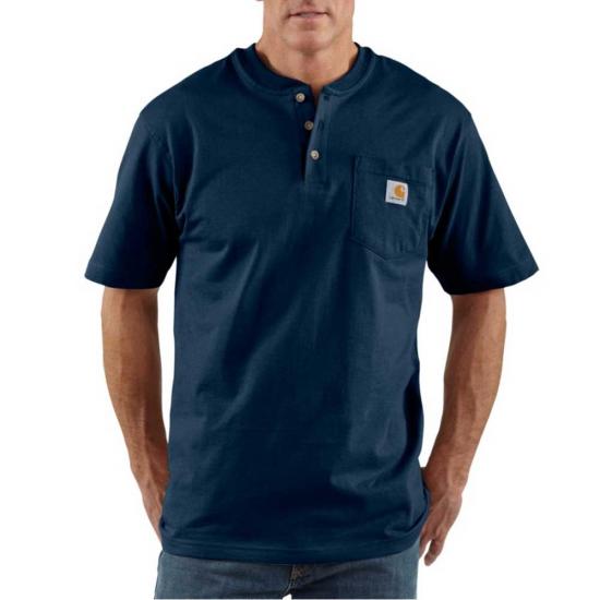 Carhartt Loose Fit Workwear Pocket Henley S/S Shirt